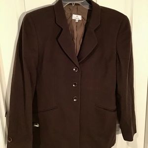 Brown Wool Zanella Womans Jacket